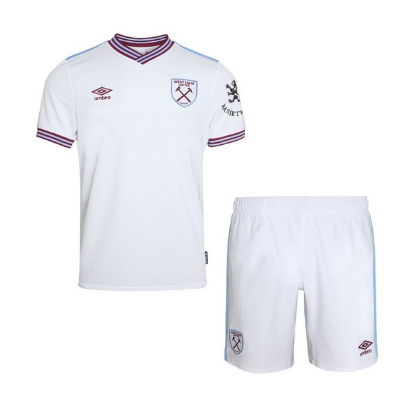 Camiseta West Ham United Segunda equipo Niño 2019-20 Blanco